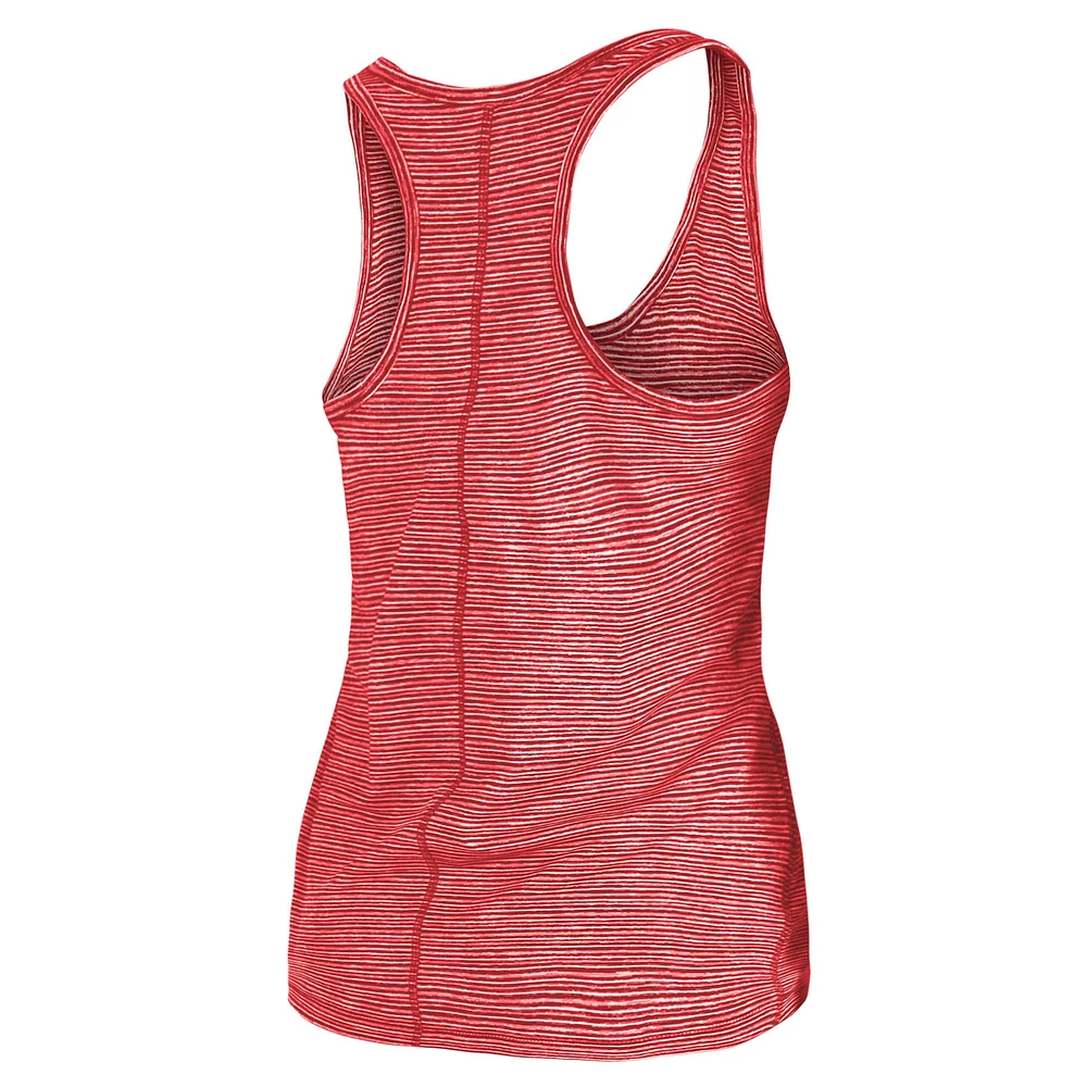 Women's New Era Red Washington Nationals Active Racerback Tank Top