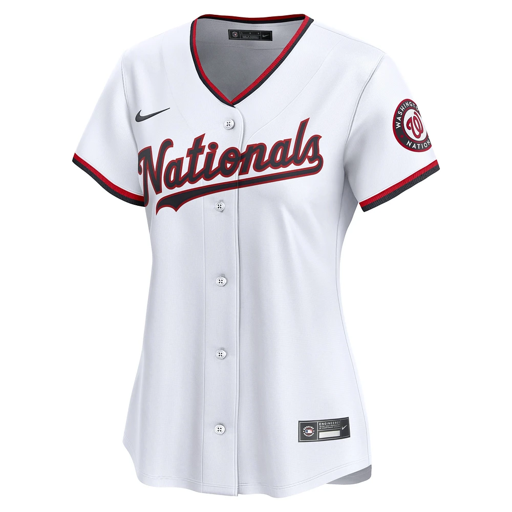 Women's Nike James Wood White Washington Nationals Home Limited Player Jersey