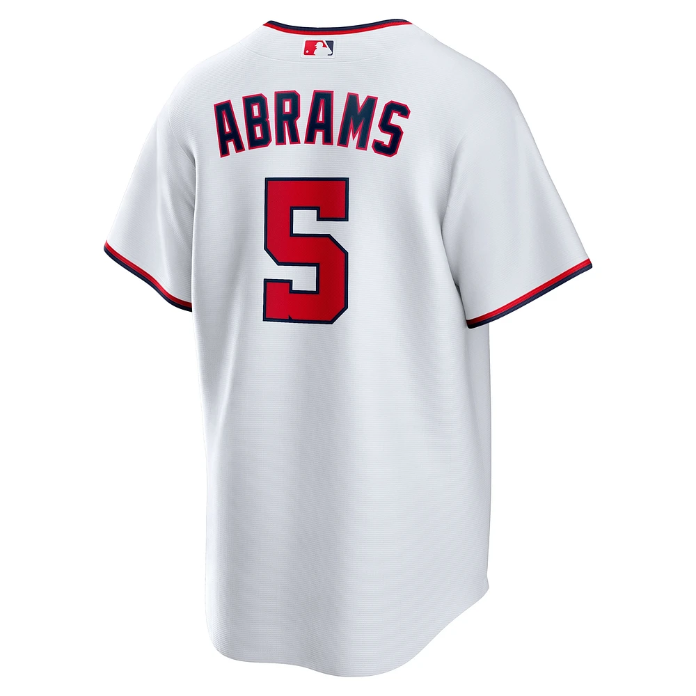 Youth Nike CJ Abrams White Washington Nationals Home Replica Player Jersey