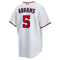 Youth Nike CJ Abrams White Washington Nationals Home Replica Player Jersey