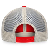 Casquette réglable de camionneur avec patch de la collection Cooperstown des Sénateurs de Washington Fanatics rouges pour hommes