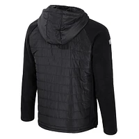 Men's Colosseum  Black Washington State Cougars Block The Sun Full-Zip Hooded Jacket