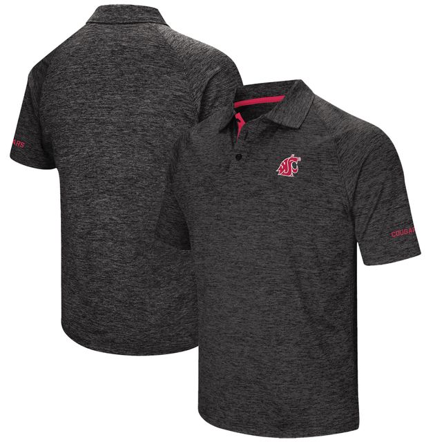 Polo colosseum en duvet des cougars de l'État Washington pour homme, noir
