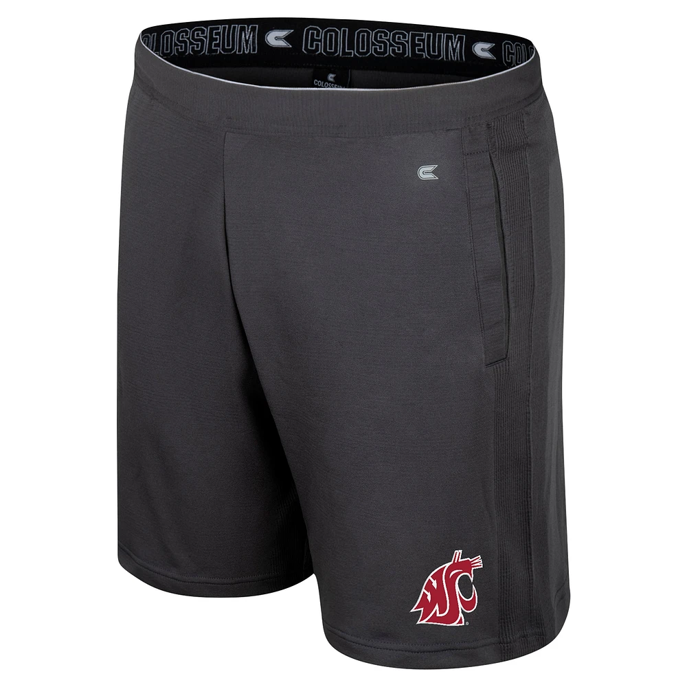 Short Forget pour homme Colosseum Charcoal Washington State Cougars