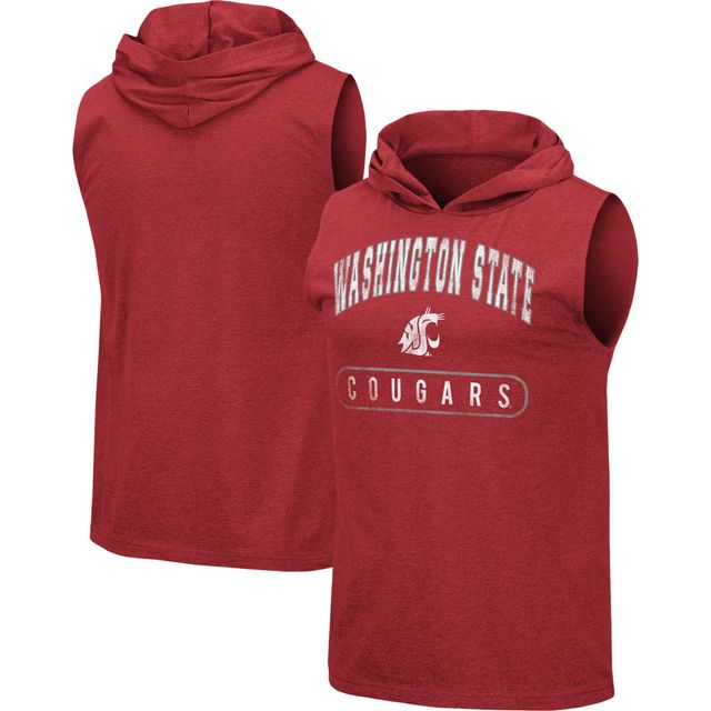 Débardeur Colosseum Heathered Crimson Washington State Cougars Varsity pour homme