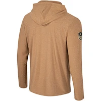Colosseum Kaki Washington State Cougars OHT Military Appreciation Cloud Jersey Desert Quarter-Zip Pull pour hommes