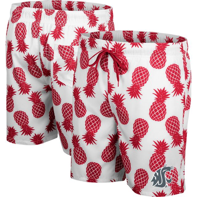 SHORT DE BAIN CO3 WASHST BLANC CRMS HOMME ANANAS (BLANC/COULEUR LIMITÉE L'ÉQUIPE) SWMMEN