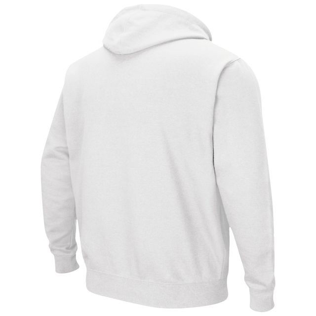 Colosseum White Washington State Cougars Arch & Logo 3.0 Pull à capuche pour homme
