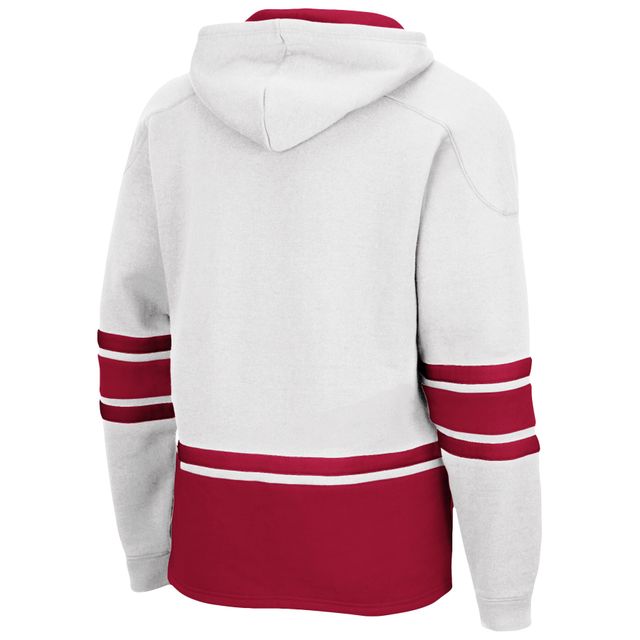 Colosseum White Washington State Cougars Lace Up 3.0 Pull à capuche pour hommes