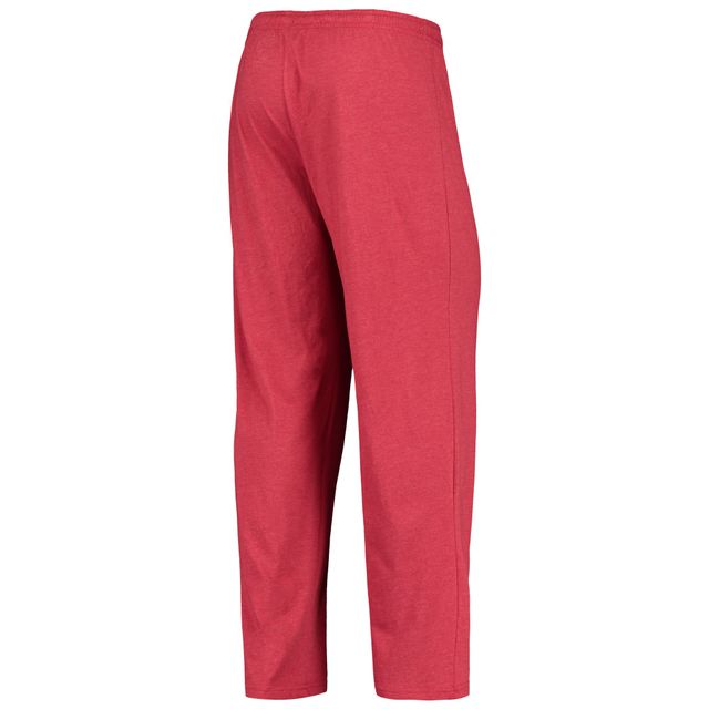 Concepts Sport Crimson/Heathered Charcoal Washington State Cougars Meter T-shirt à manches longues et pantalon Ensemble de nuit