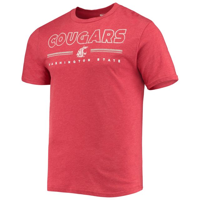 Concepts Sport T-shirt et pantalon pour homme Gris anthracite chiné/cramoisi Washington State Cougars Meter