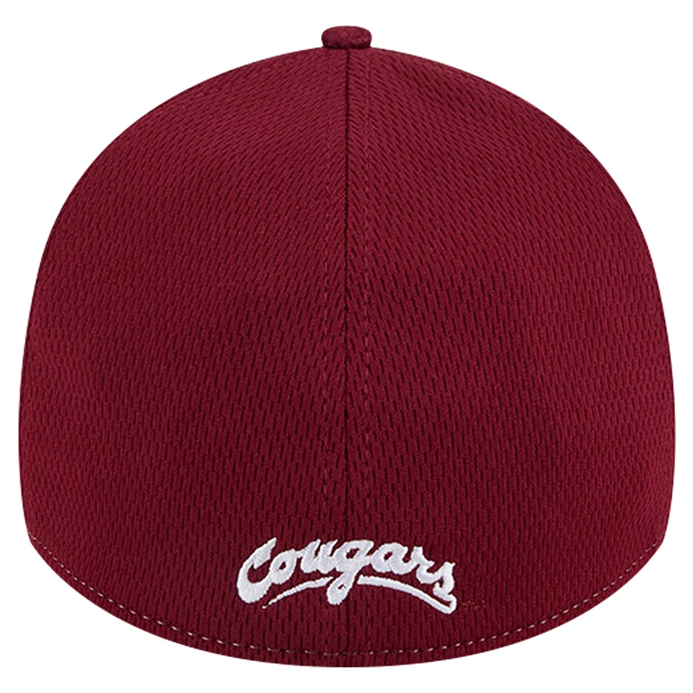 Casquette flexible bicolore 39THIRTY New Era pour hommes, gris chiné/cramoisi, Washington State Cougars