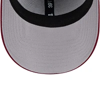 Casquette flexible bicolore 39THIRTY New Era pour hommes, gris chiné/cramoisi, Washington State Cougars