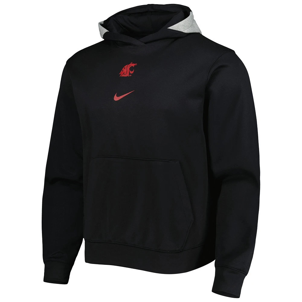Men's Nike Black Washington State Cougars Spotlight Performance Pullover Hoodie