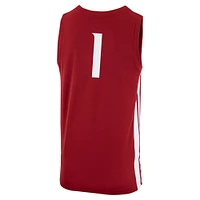 Maillot de basket-ball Nike #1 pour homme, réplique du logo des Cougars l'État Washington, cramoisi