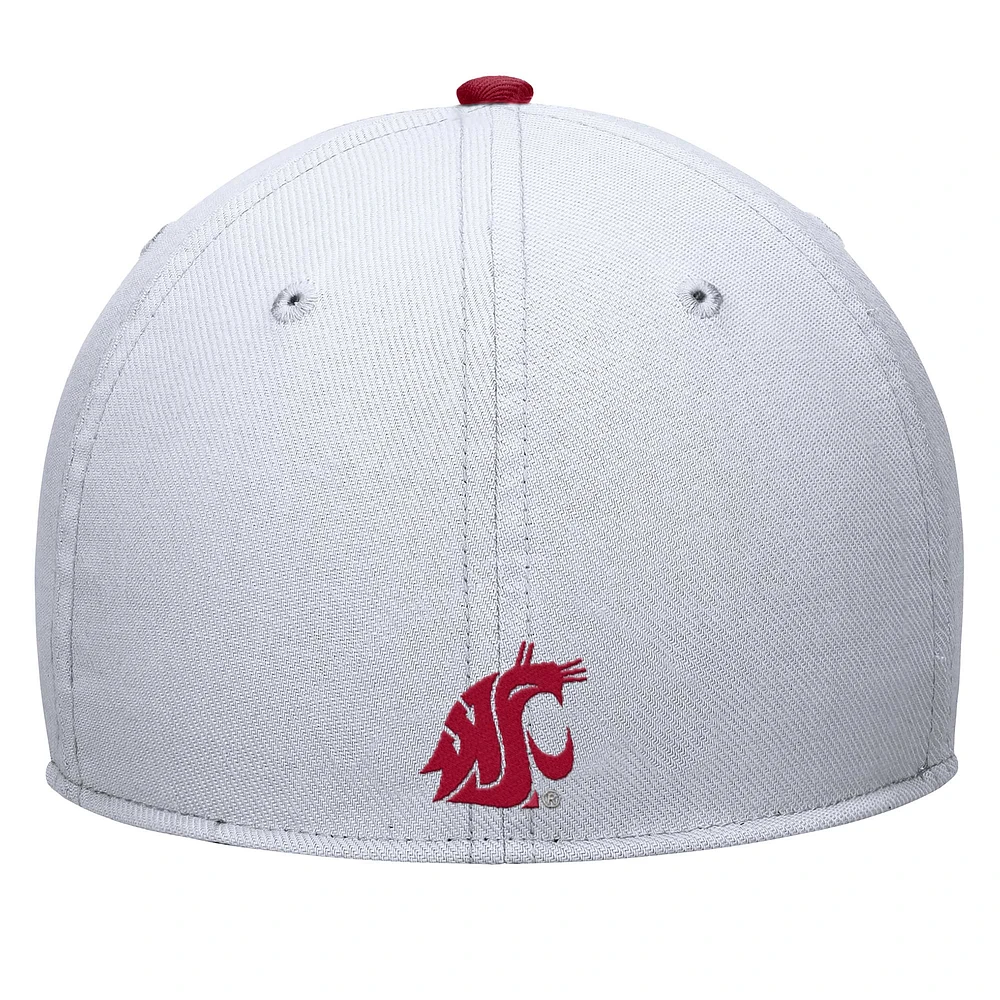 Men's Nike White Washington State Cougars Rise Flex Hat