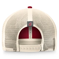 Men's Top of the World Crimson Washington State Cougars Refined Trucker Adjustable Hat