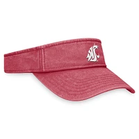 Men's Top of the World  Crimson Washington State Cougars Terry Adjustable Visor