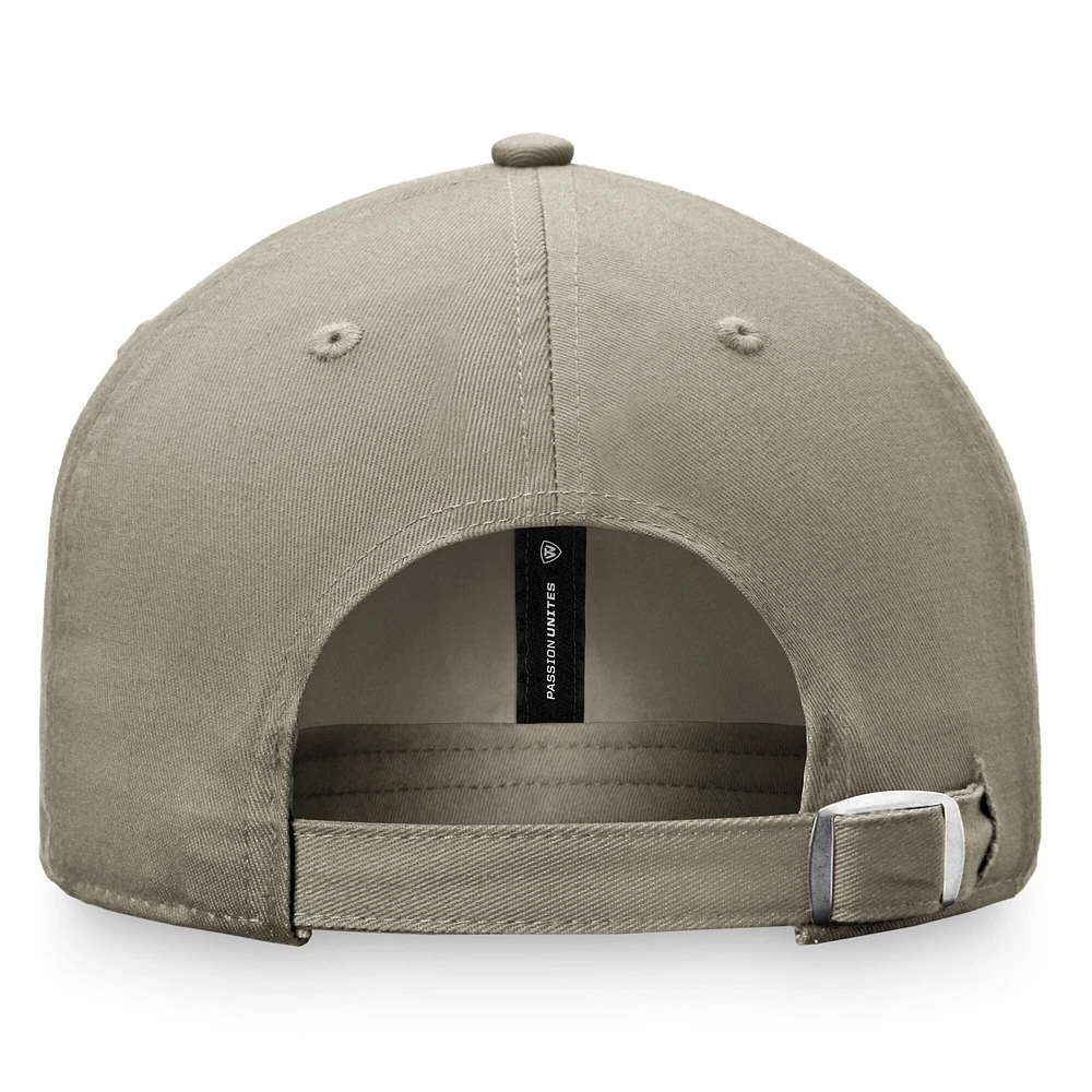 Men's Top of the World Khaki Washington State Cougars Slice Adjustable Hat