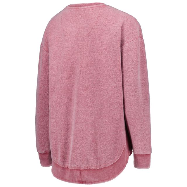 Sweat à capuche Pressbox Crimson Washington State Cougars Ponchoville pour femme