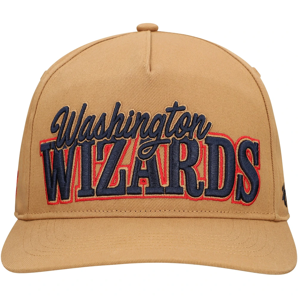 Men's '47 Tan Washington Wizards Barnes Hitch Adjustable Hat