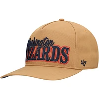 Men's '47 Tan Washington Wizards Barnes Hitch Adjustable Hat