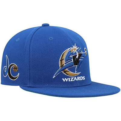 Casquette Snapback bleue Mitchell & Ness Washington Wizards Hardwood Classics pour hommes