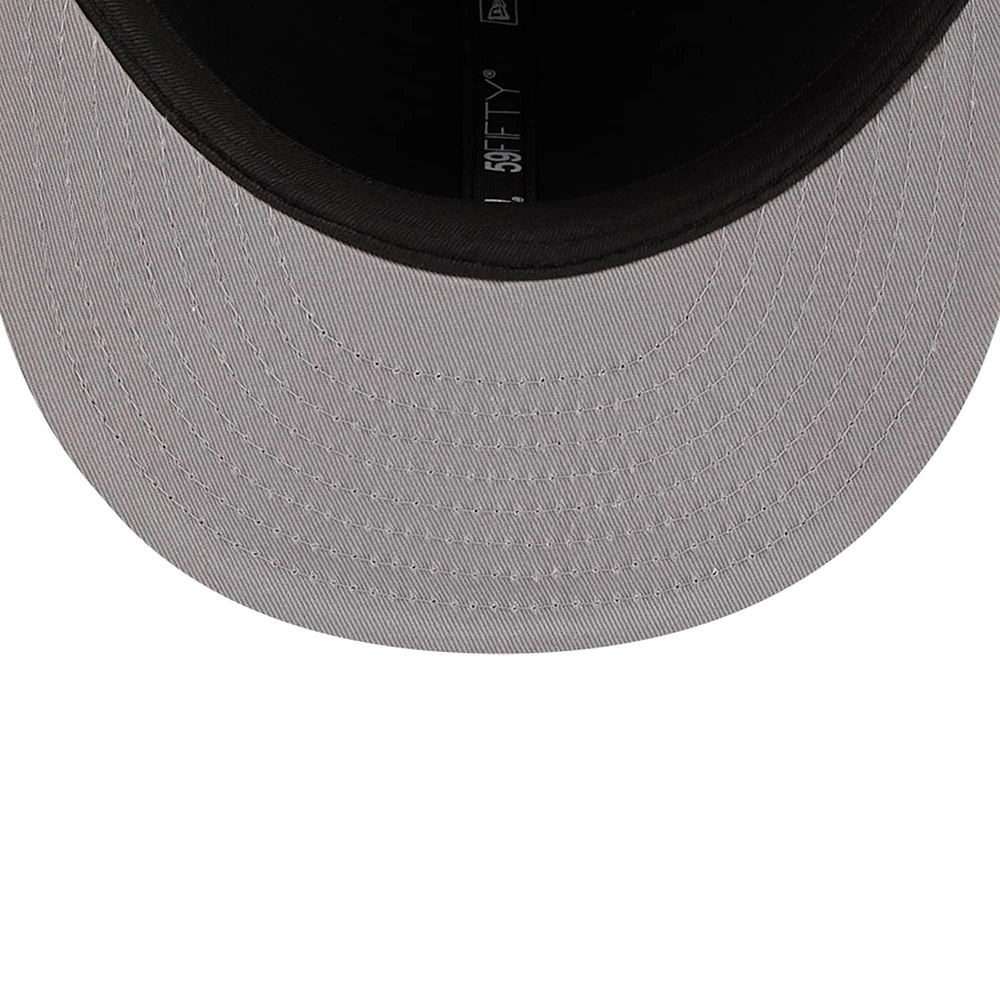 Casquette ajustée 59FIFTY avec logo en pin de chaîne des Washington Wizards New Era pour hommes, bleu marine
