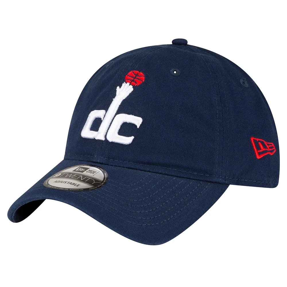 Casquette réglable bleu marine Washington Wizards Team 2.0 9TWENTY New Era pour homme