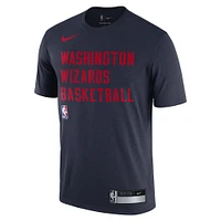 Men's Nike Navy Washington Wizards 2023/24 Sideline Legend Performance Practice T-Shirt