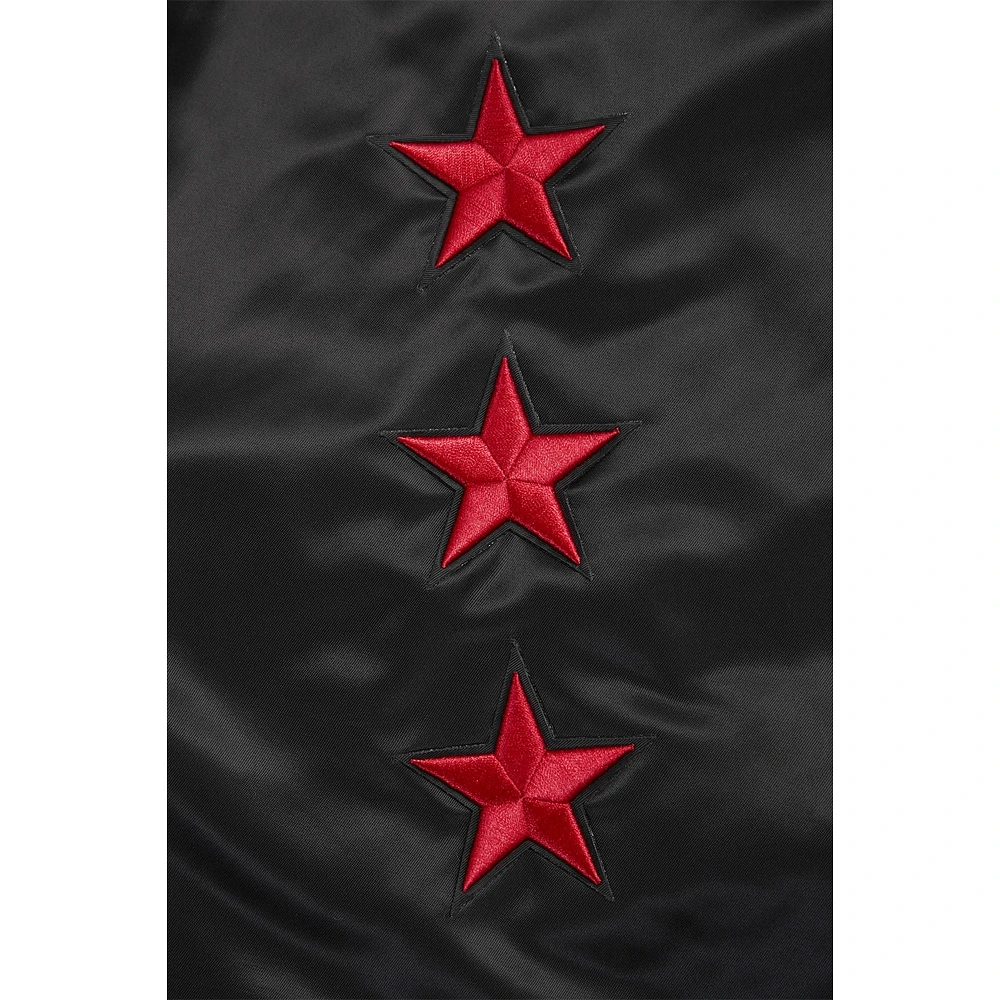 Men's Pro Standard Black Washington Wizards 2023/24 City Edition Satin Full-Snap Jacket