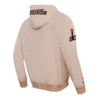 Men's Pro Standard Khaki Washington Wizards Hybrid Full-Zip Hoodie