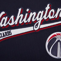 Men's Pro Standard Navy Washington Wizards Script Tail Pullover Hoodie