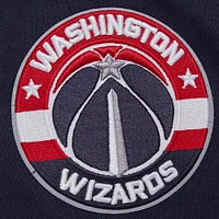 Men's Pro Standard Navy Washington Wizards Script Tail Pullover Hoodie