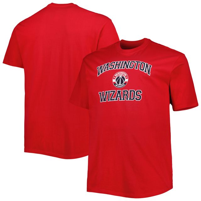 T-shirt rouge Washington Wizards Big & Tall Heart Soul pour homme