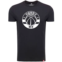 Men's Sportiqe Black Washington Wizards Chinese Language Comfy Tri-Blend T-Shirt