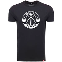 Men's Sportiqe Black Washington Wizards Japanese Language Comfy Tri-Blend T-Shirt