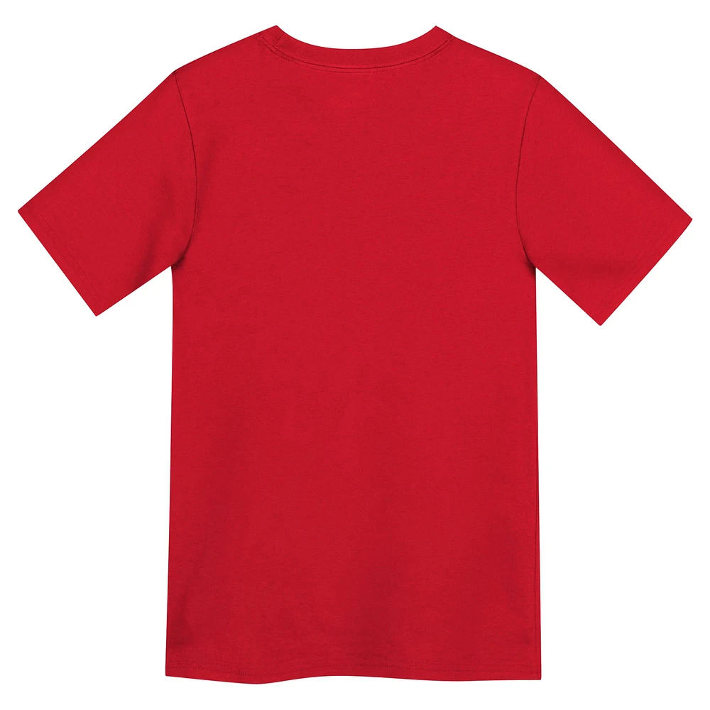 Jordan Brand Red Washington Wizards pour enfants d'âge préscolaire T-shirt essentiel Jumpman