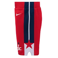 Toddler Nike Red Washington Wizards Icon Replica Shorts