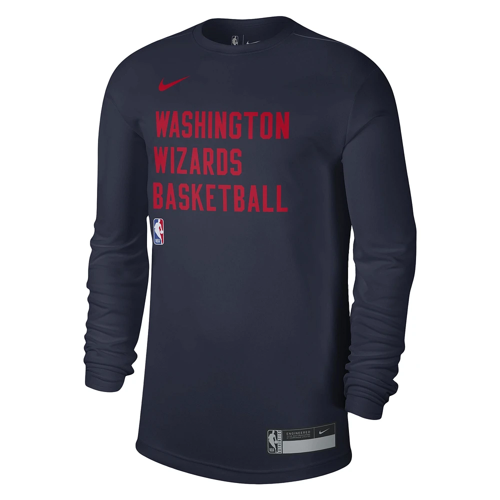 Unisex Nike Navy Washington Wizards 2023/24 Legend On-Court Practice Long Sleeve T-Shirt