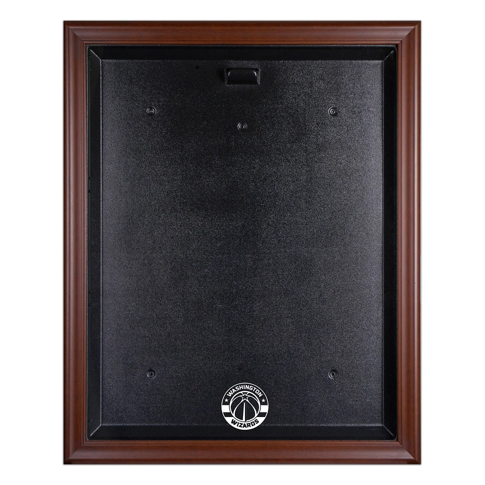 Washington Wizards Brown Framed Logo Jersey Display Case