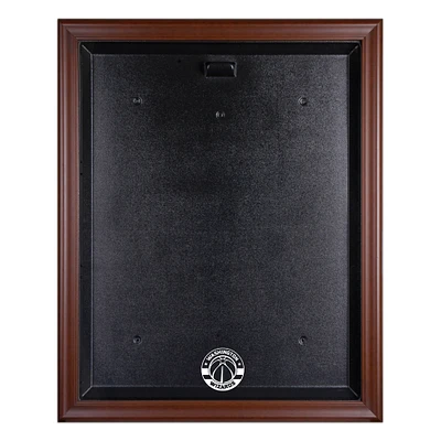 Washington Wizards Brown Framed Logo Jersey Display Case
