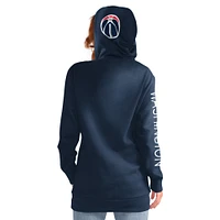 Sweat à capuche G-III 4Her pour femme par Carl Banks bleu marine Washington Wizards Base Coach