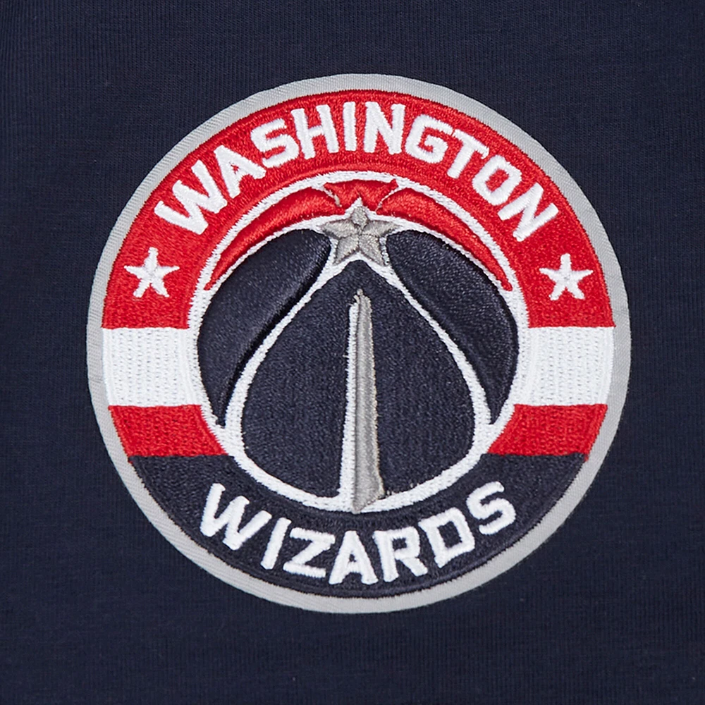 Women's Pro Standard Navy Washington Wizards Jewels Boxy Cropped T-Shirt