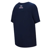 Women's Pro Standard Navy Washington Wizards Script Boyfriend T-Shirt