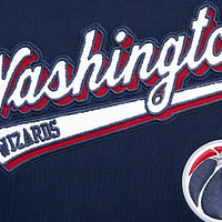 Women's Pro Standard Navy Washington Wizards Script Boyfriend T-Shirt