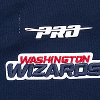 Women's Pro Standard Navy Washington Wizards Script Boyfriend T-Shirt