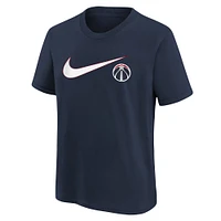 Youth Nike Navy Washington Wizards Swoosh T-Shirt