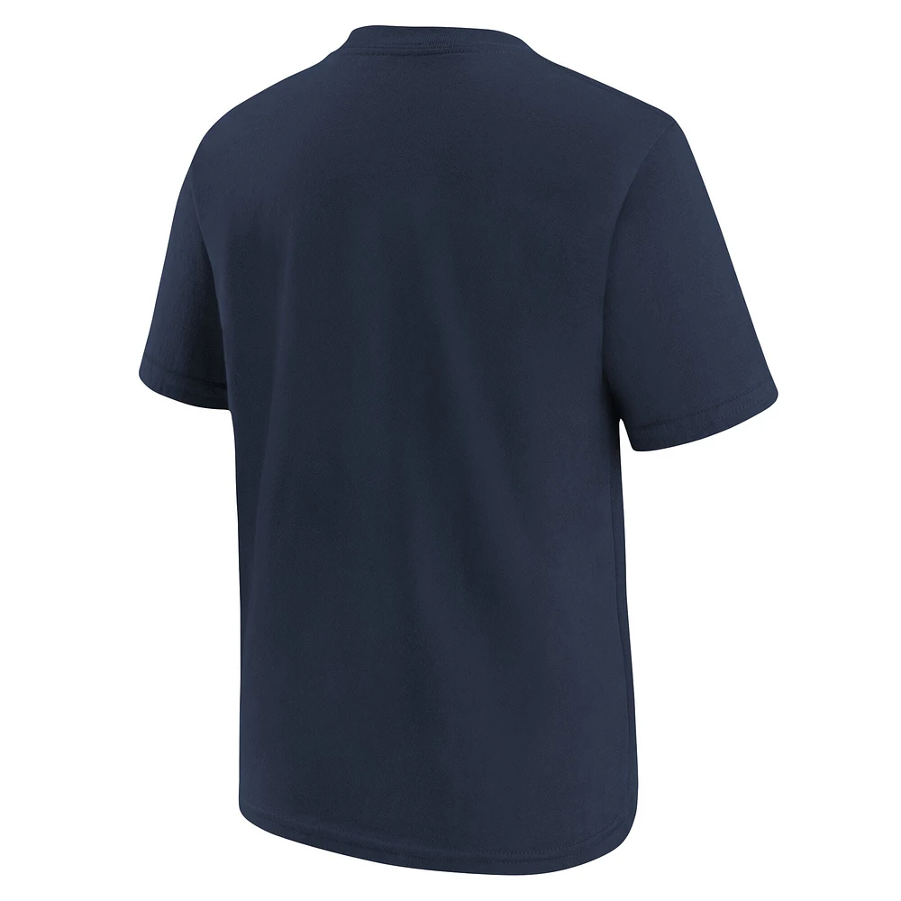 Youth Nike Navy Washington Wizards Swoosh T-Shirt