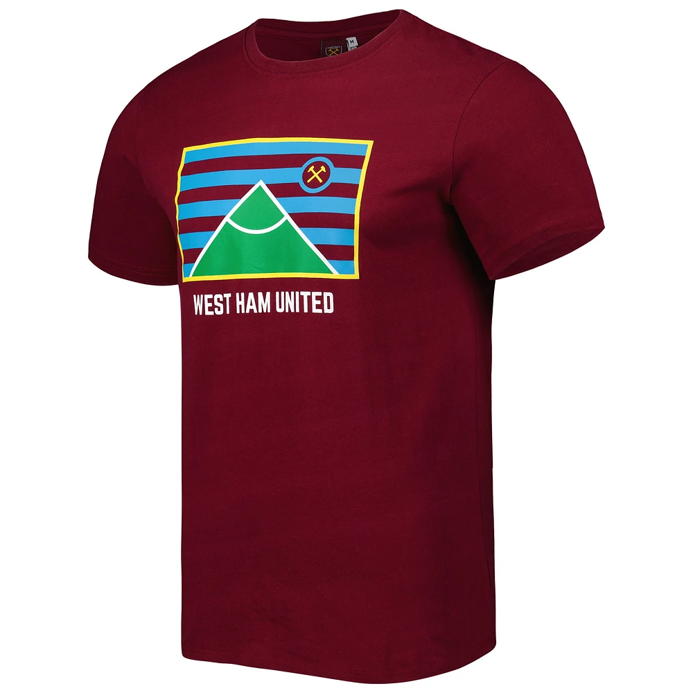 Men's Red West Ham United Culture T-Shirt